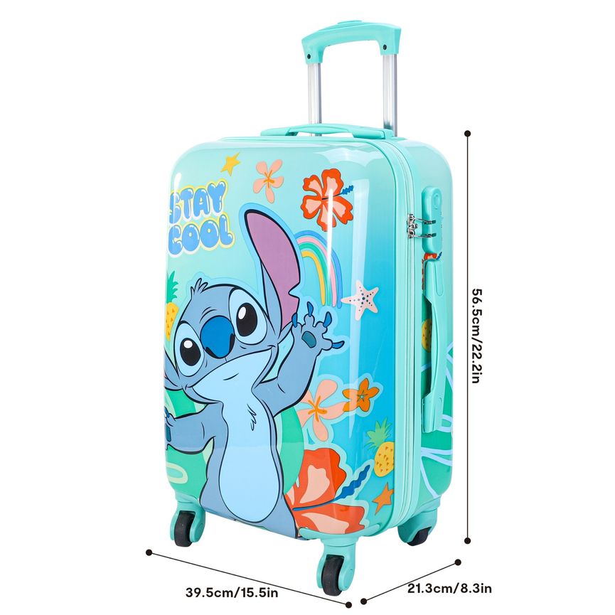 Lilo & Stitch Hard Shell Trolley Suitcase 57 x 39 x 22cm