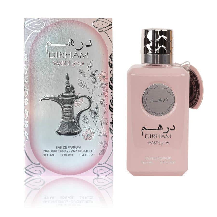 Original Dirham wardi Ard Al Zaafaran 100 ml bottle and box