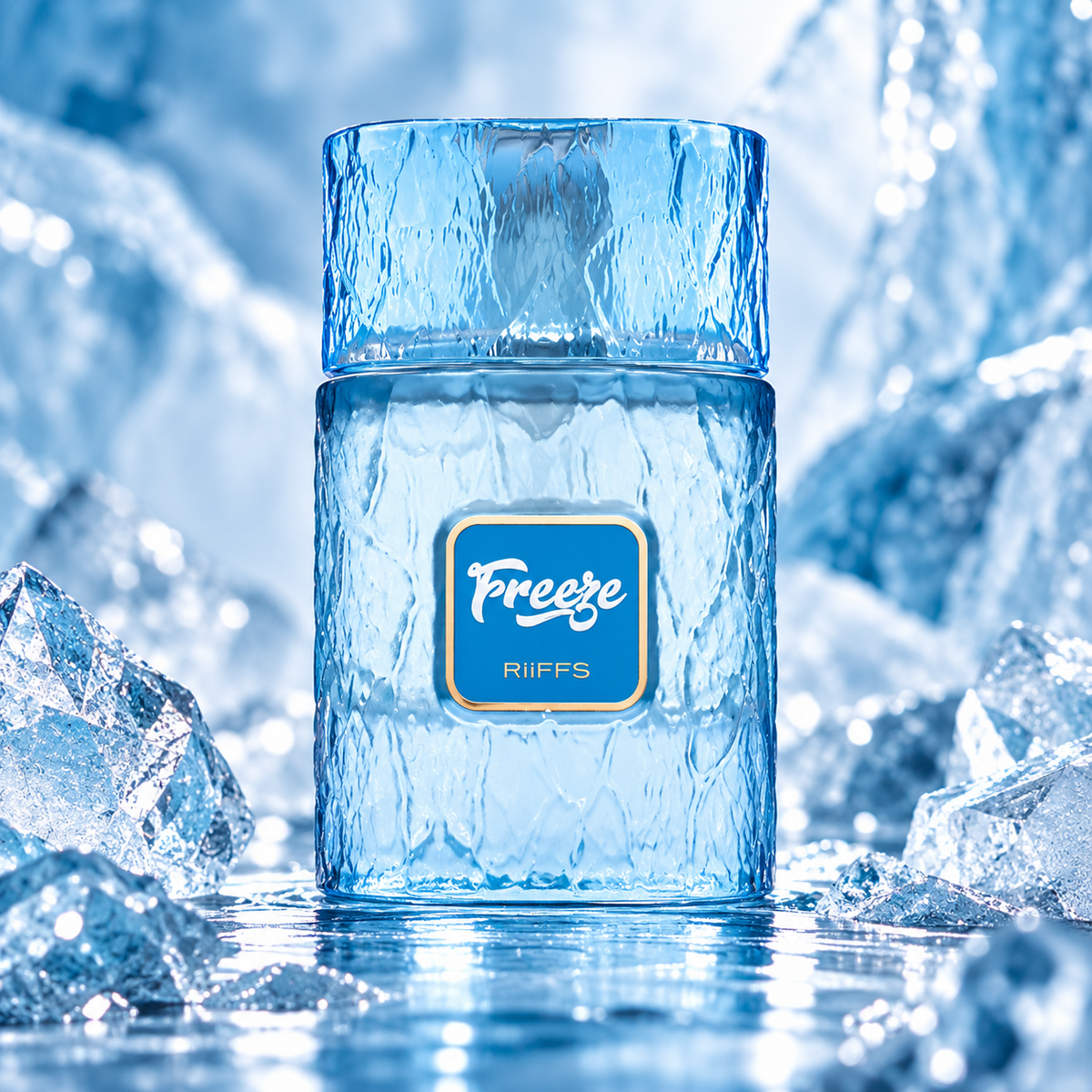 Freeze bottle in an elegant setting
