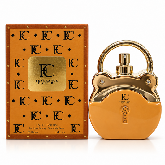 Golden Lock bottle and box on a white background