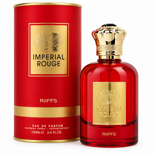 Imperial Rouge 100ml by Riiffs bottle and box on white background
