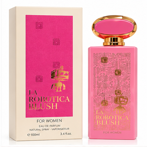 La Robotica Blush Eau de Parfum 100ml box and bottle