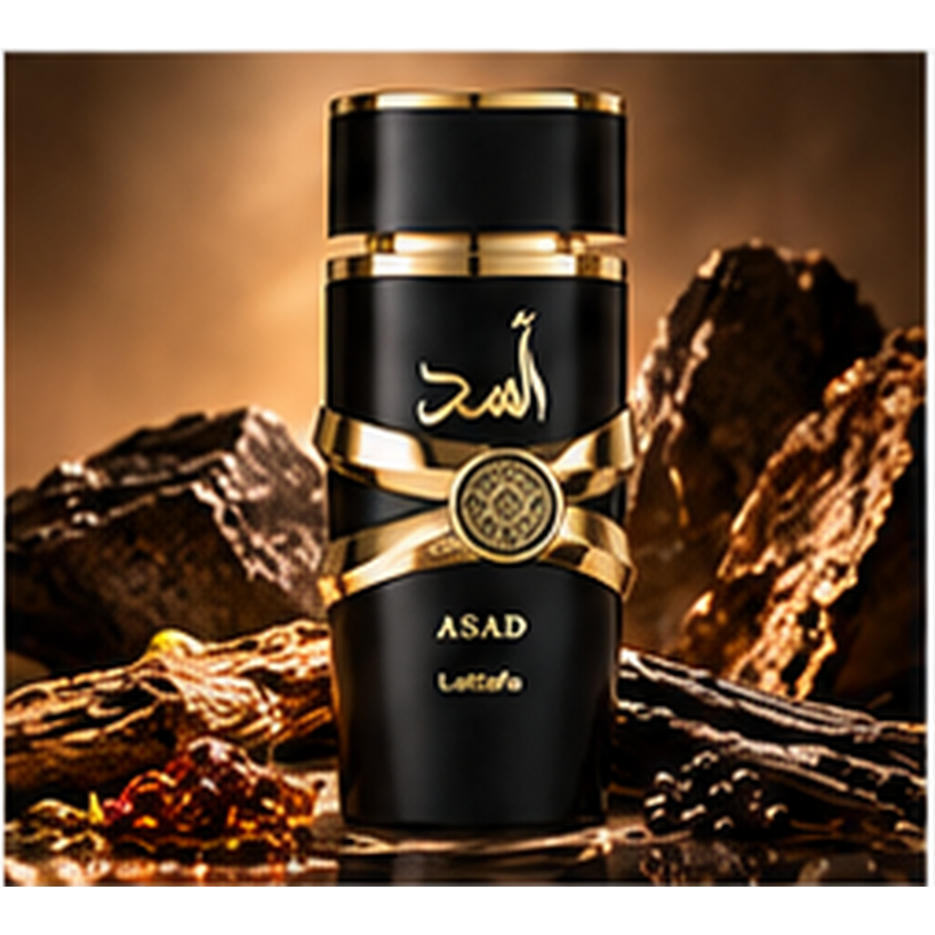 Lattafa asad generated luxury scene