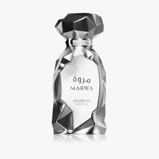 Marwa Eau de Parfum 100ml silver bottle