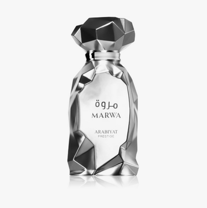 Marwa Eau de Parfum 100ml silver bottle