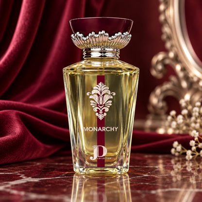 Monarchy bottle in an elegant setting