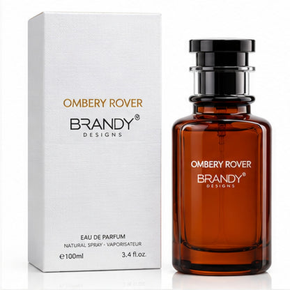Ombery Rover Eau de Parfum 100ml by Brandy Designs box and bottle