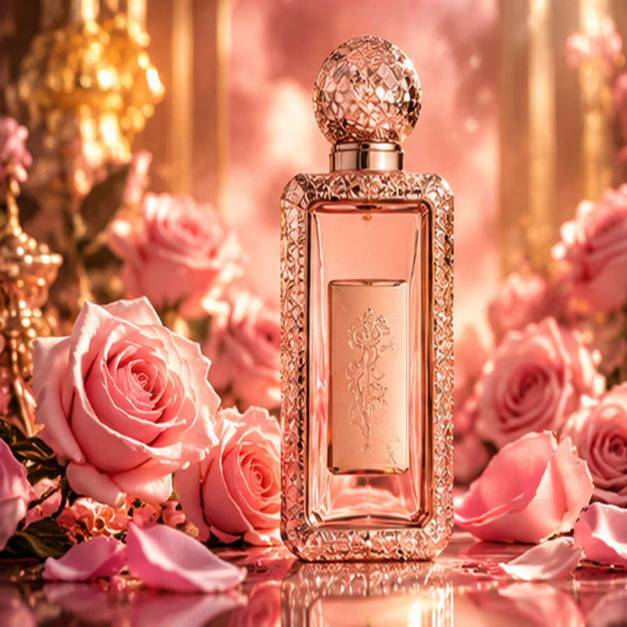 queen of roses luxury illustration in elegant background