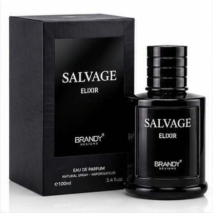 Salvage Elixir Eau de Parfum 100ml by Brandy Designs box and bottle
