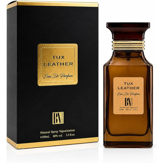 Tux Leather Eau de Parfum 100ml box and bottle