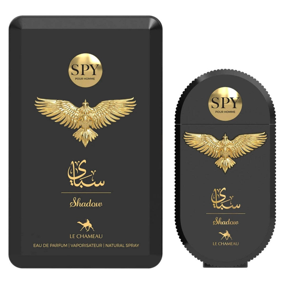 Spy Pour Homme Shadow 90ml by Le Chameau bottle and box