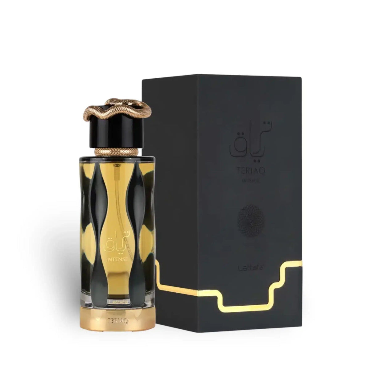 Teriaq Intense original perfume bottle and box photograph