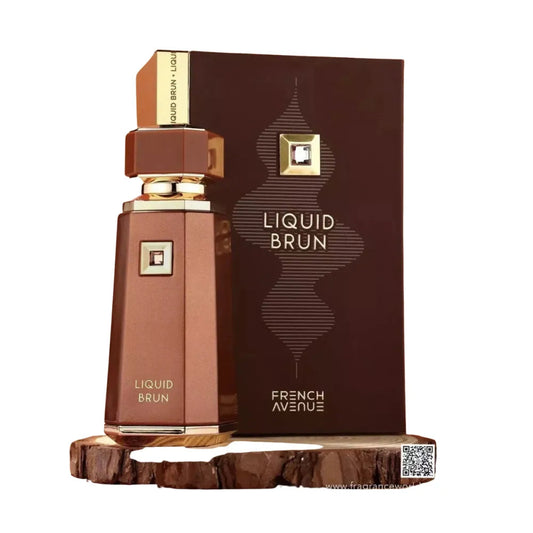 Liquid Brun 100ml by French Avenue bottle and box white background