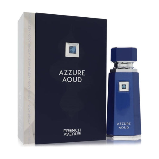 Azzure Aoud 100ml by French Avenue bottle and box white background