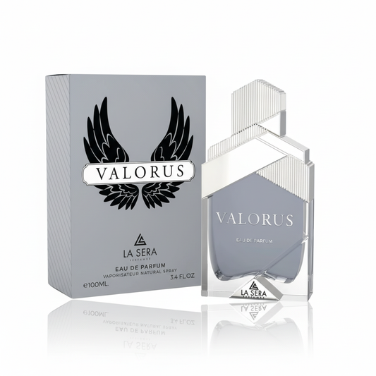 Valorus La Sera bottle and box on white background