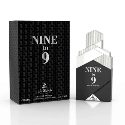 Nine to 9 La Sera bottle and box on white background