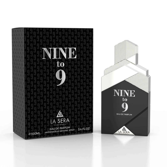 Nine to 9 La Sera bottle and box on white background