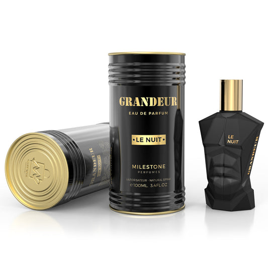 Grandeur Le Nuit by Milestone Eau de Parfum 100ml bottle and box