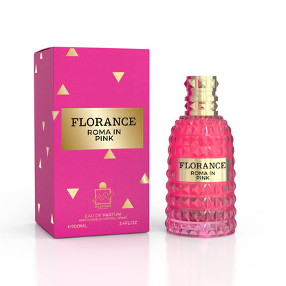 Florance Roma In Pink by Milestone Eau de Parfum 100ml bottle and box