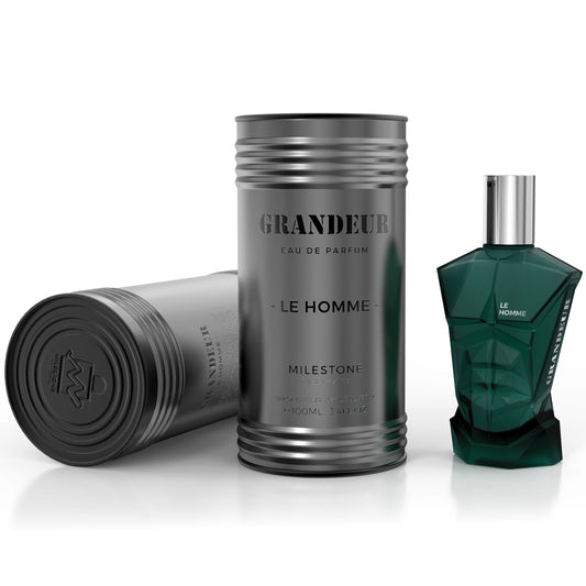 Grandeur Le Homme by Milestone Eau de Parfum 100ml bottle and box
